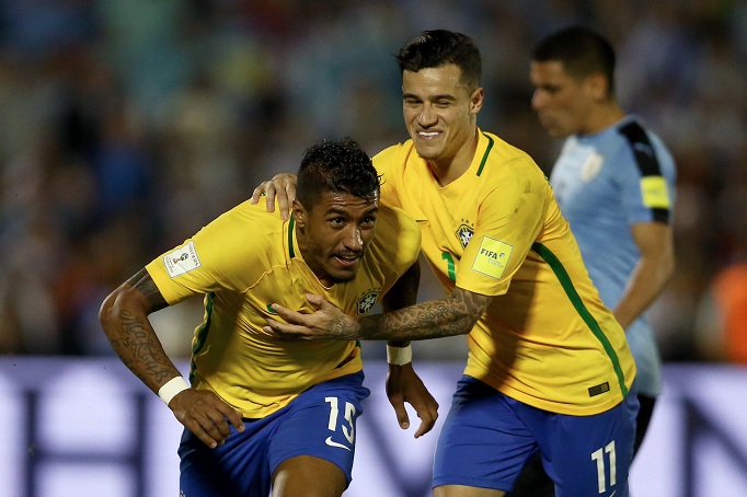 Resultado de imagem para brasil vence o uruguai